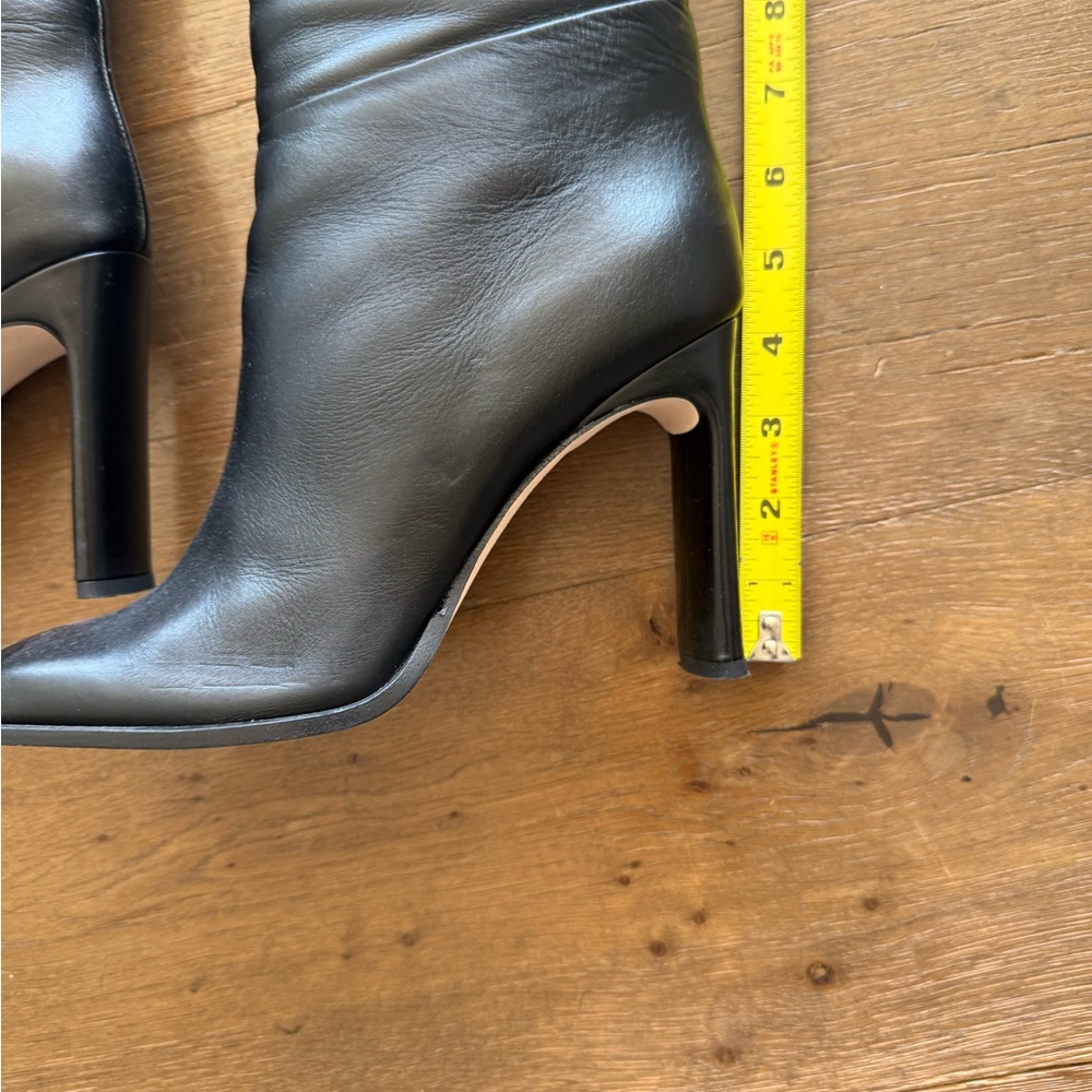 Tamara Mellon Black Leather Over the Knee Boots- size 38 - Picture 9 of 12
